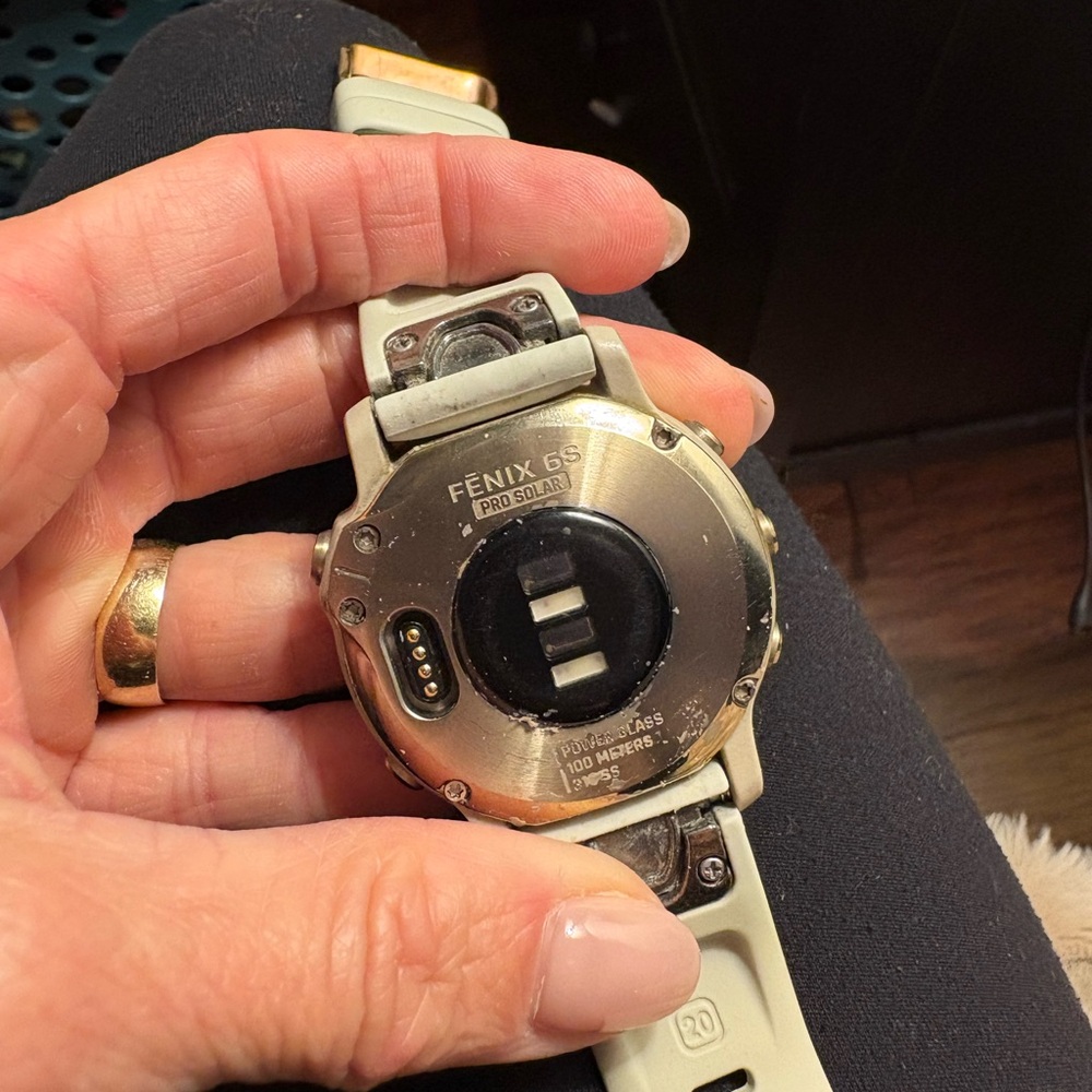 Garmin fenix 6 solar pro Cream/gold Smartwatch - Picture 2 of 2